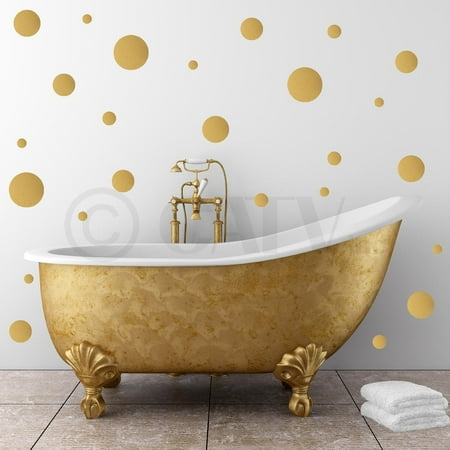 - Set of 130 Assorted Polka Dots Vinyl Lettering Wall Pattern Decal Sticker