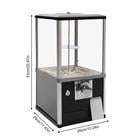 Bulk Vending machine Candy Ball Gumball Toy Capsule Vending Device ,Black