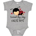 thumbnail image 3 of Inktastic Loved by My Great Aunt Boys or Girls Baby Bodysuit, 3 of 5