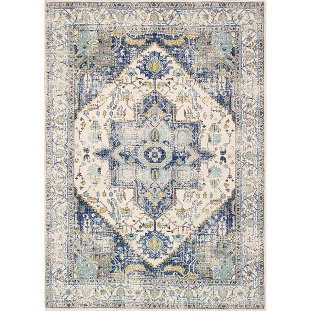 Pasargad PRC-5365 2.08X10 2 ft. 8 in. x 10 ft. Chelsea Design Machine Made & Power Loom Runner, Ivory