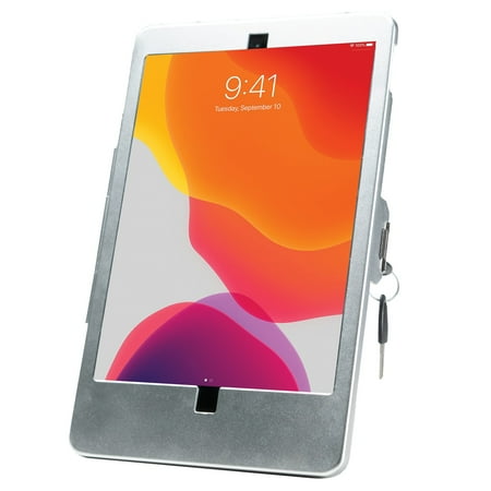 CTA Digital - Dual Security Kiosk Stand with Locking Case and Cable for iPad 10.2-Inch 7th Generation