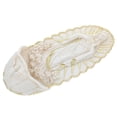 thumbnail image 3 of Holy Water Font Ceramic Beige Wall Hanging Home Decoration 2Pcs 7.9X3.3X1.4In, 3 of 9