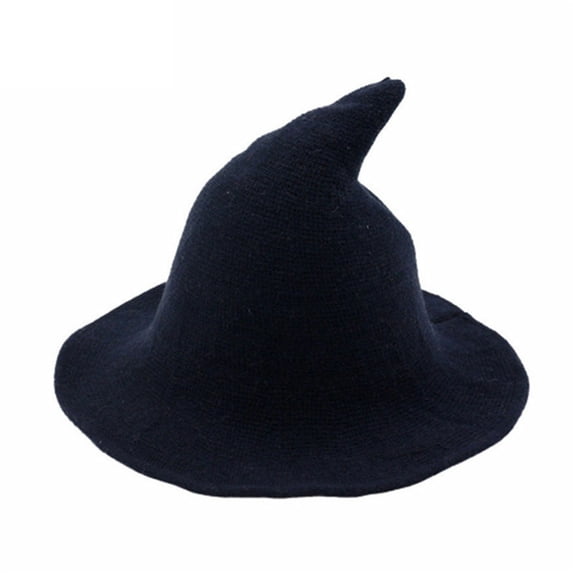 Aunavey Women's Witch Kinitted-Wool Hats for Halloween Party Masquerade Cosplay Costume Accessory and Daily