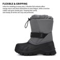 thumbnail image 2 of EQW Kids Waterproof Insulated Winter Snow Boots for Boys and Girls, Hook-and-Loop Strap, Drawstring Closure, Non-Slip Rubber Sole, 2 of 10