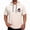 Beige, variant on Mens Sun Hoodie UPF 50 Short Sleeve Hooded Sun Tee, Relaxed Fit Quick Dry Uv Protection Fishing Shirt Camping Top Beige L