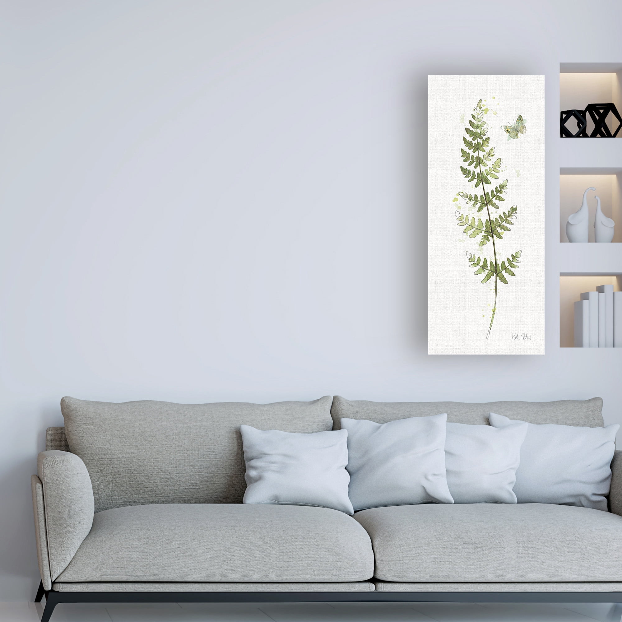 Trademark Fine Art 'In the Forest VIII no distress' Canvas Art by Katie Pertiet