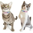 thumbnail image 6 of (1 pcs) Breakaway Cat Collars with Bell,Kitty Necklace for Kitten Puppy Dog Bling Rhinestone Small Pet Collar Girl Boy, 6 of 6