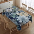 thumbnail image 2 of Pioneer Flower Floral Print Pattern Rectangle Tablecloth 60"x84",Waterproof Polyester Rectangle Table Cloth, Wipeable Spillproof Polyester Tablecloth for Dining, Camping, Indoor and Outdoor, 2 of 5