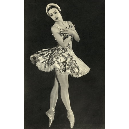 Tamara Toumanova 1919  1996 Russian Ballerina And Actress From The Book Footnotes To The Ballet Published 1938 Canvas Art - Ken Welsh  Design Pics (22 x