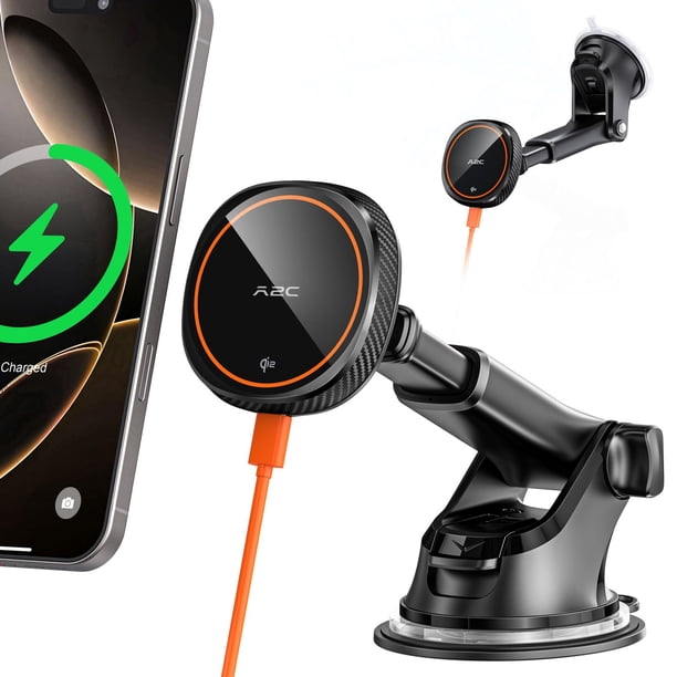 Soporte magnético para teléfono de coche Apps2car para MagSafe iPhone 17-12