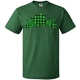 thumbnail image 3 of Inktastic St. Patrick's Day Clovers in Plaid T-Shirt, 3 of 5
