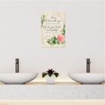 thumbnail image 2 of John 14 27 Floral Bible Verse Wall Art Metal Tin Sign Scripture Art Christian Quote Nursery Bible Quotes Posters for Bathroom Decorative Paintings for Kitchen (8x12 in), 2 of 5
