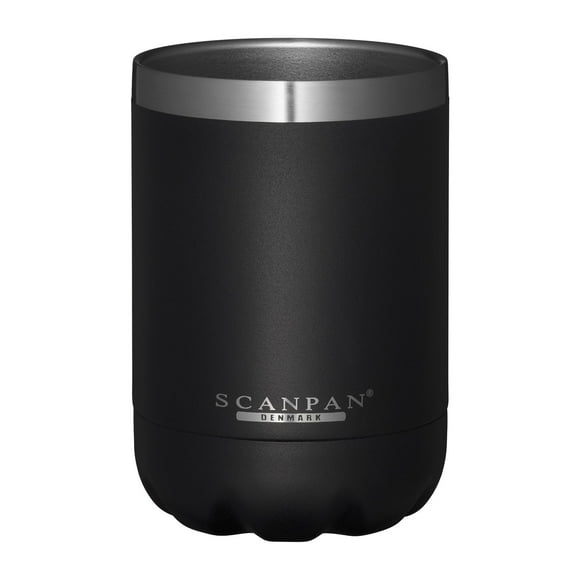 Vaso Scanpan TO GO 350 ml, acero inoxidable 18/8, negro
