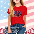 thumbnail image 3 of Odeerbi Chicos Niñas 4 de Julio Camiseta Manga Corta Día de La Independencia Camiseta Gráfica, 3 of 7
