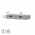 thumbnail image 6 of Fairview Desktop Organizer with Drawers in Cape Cod Gray - Engineered Wood, 6 of 7