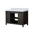 thumbnail image 4 of Marsyas 48 in W x 22 in D Brown Bath Vanity and Cultured Marble Countertop, 4 of 6