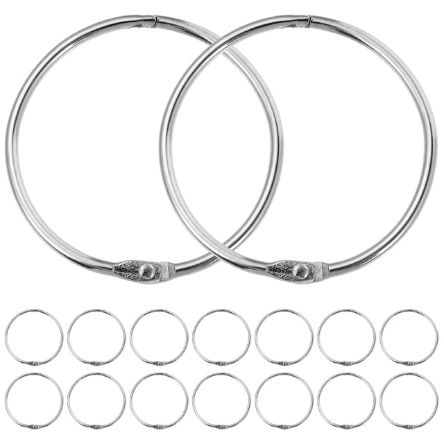 30 Uds. Anillos circulares para colgar cortinas, anillos circulares de Metal para cortina para baño