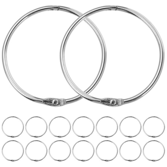 30 Uds. Anillos circulares para colgar cortinas, anillos circulares de Metal para cortina para baño