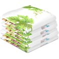 thumbnail image 5 of Wine Bottle Grape Summer Tea Towels Set of 6 Glass Leaves Kitchen Dish Cloth with Hanging Loop, 18"x28"Lint-Free Absorbent Towel for Kitchen Drying Wiping and Cleaning, 5 of 5