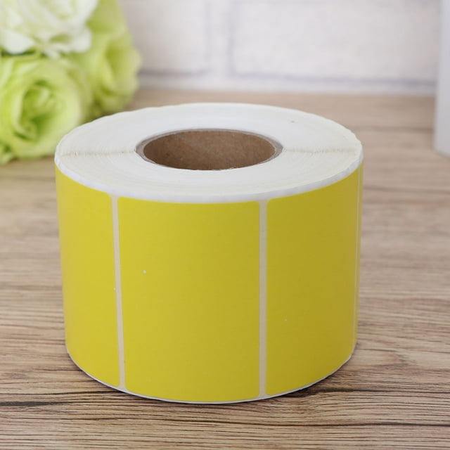 VERDANVERSE 1 Roll Self-Adhesive Thermal Paper Rectangular Shape Waterproof Oilproof Antifriction Writable Milk Tea Shop