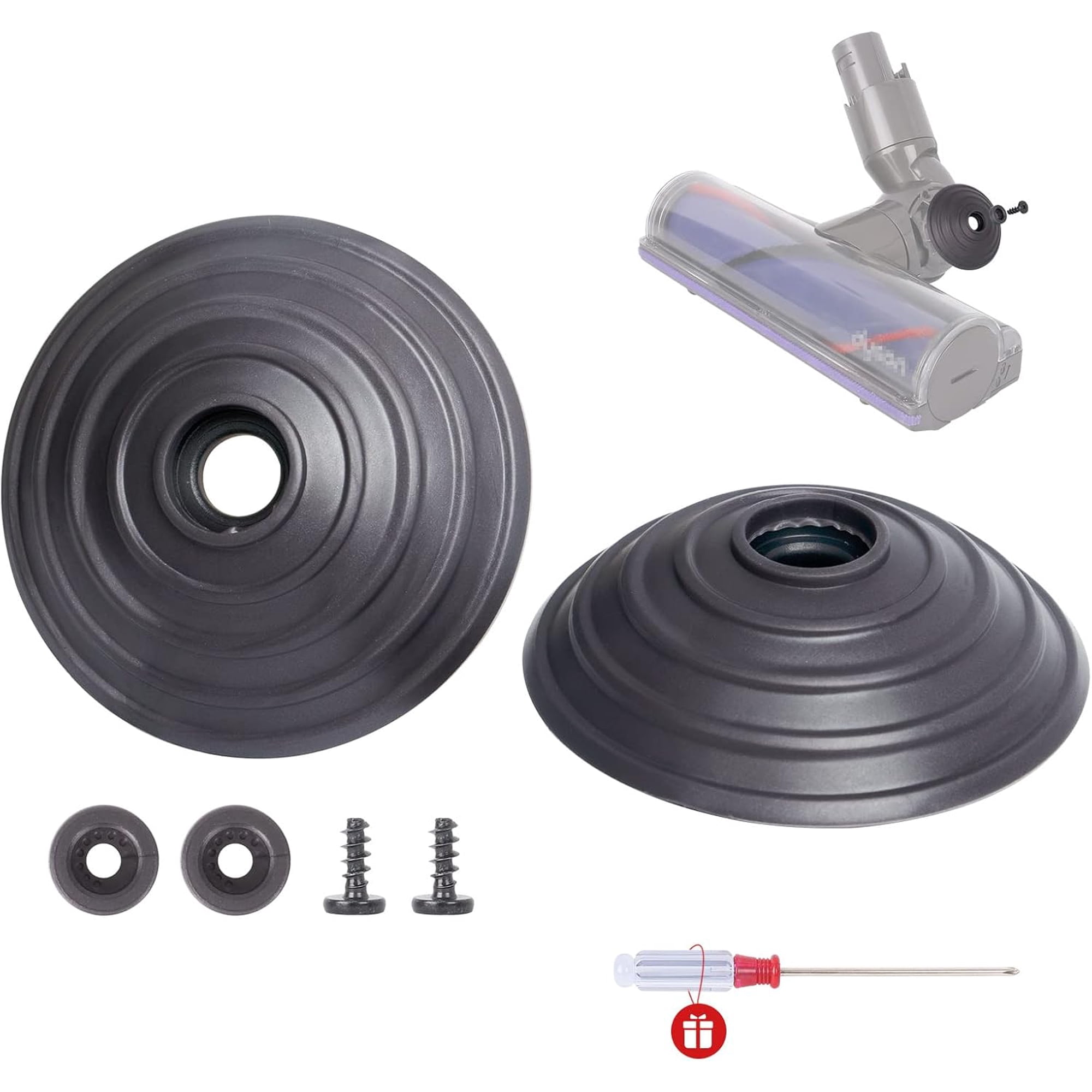 Ball Wheel for Direct Drive Cleaner Head Replacement for Dy*son V6 V7 V8 V10 V11 V12 DC58 DC59 DC62 DC74 968266-02 949852-05 Vacuum Cleaner 35W 50W Direct Drive Cleaner Head Wheels Replacement Parts