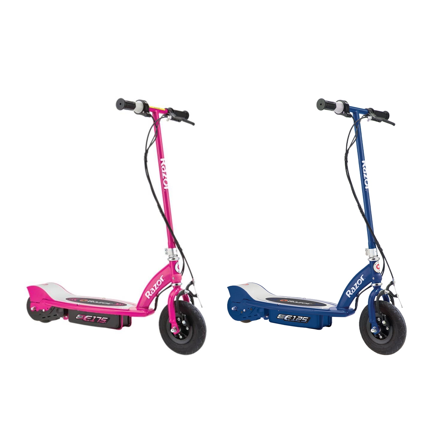 Razor E175 E125 Kids 24V Motorized Battery Powered Scooter Toy Pink Blue Walmart