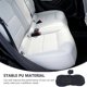 thumbnail image 3 of HAMPPLIES 1Jgo Funda Para Asiento De Vehículo Cuero PU Negro Suave Duradera Y Elegante, 3 of 6