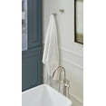 thumbnail image 2 of Amerock Appoint Brushed Nickel Single Prong Robe Hook, 2 of 8