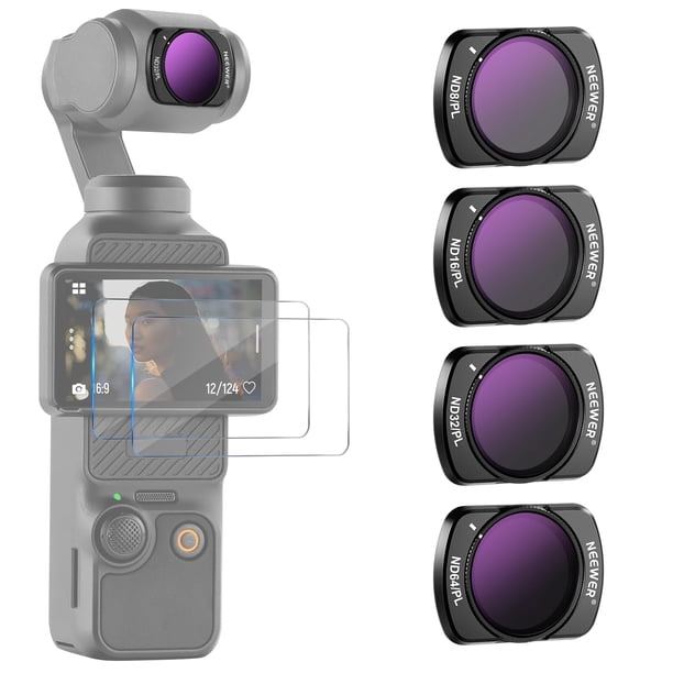 Juego de filtros Neewer Magnetic ND/PL para DJI Osmo Pocket 3
