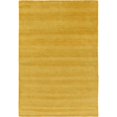 thumbnail image 6 of 6.5' x 9.75' Gold Solid Hand Knotted Rectangular Wool Area Throw Rug, 6 of 6