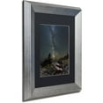 thumbnail image 2 of Trademark Fine Art "Over the Chasm" Canvas Art by Michael Blanchette Photography Black Matte, Silver Frame, 2 of 4