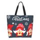 thumbnail image 1 of Balery Three Cute Christmas Gnomes Bolsa Tote Estilo Estético con Cremalleras, Bolsa de Hombro, Bolsa de Compras Grande y Plegable, 1 of 8