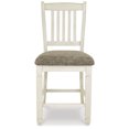 thumbnail image 2 of Signature Design by Ashley Bolanburg Counter Height Barstool, Set of 2, Antique White, 2 of 7