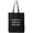 Black, variant on Assistant to the Regional Manager Cotton Canvas Tote Bag