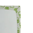 thumbnail image 3 of Ambesonne Green Fitted Sheet, Foamy Beer Glasses, Twin Size, Apple Green White, 3 of 3