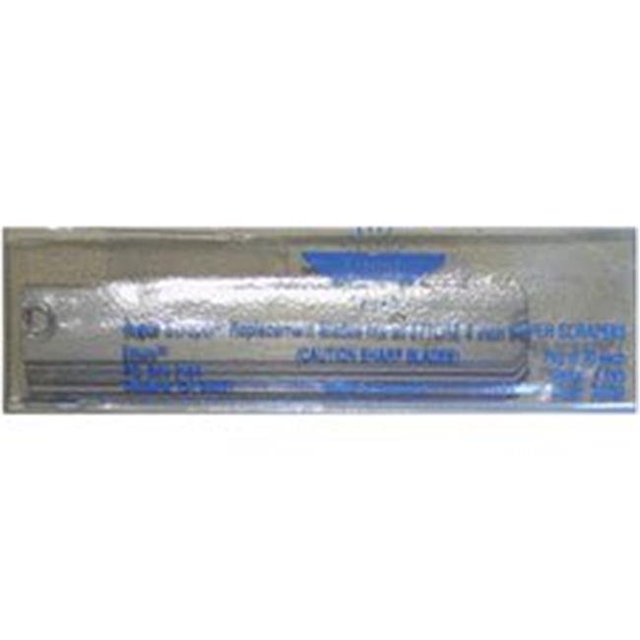 Ettore Products ETO20291CT 4 in. Scraper Replacement Blades, Steel Gray