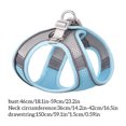 thumbnail image 4 of Greeniant Conjunto de correa para el pecho para mascotas, y reflectante, cómodo, para caminar, senderismo, chaleco, arnés para correr, Halter de Suministros para perros Gris azulado Greeniant PT003767-04, 4 of 6