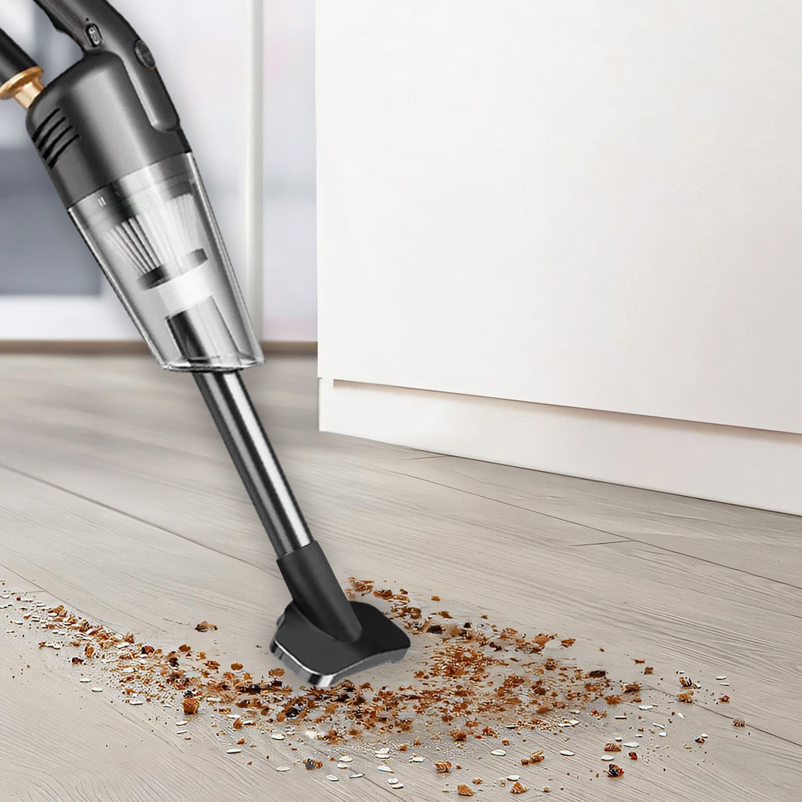 Handheld Vacuum Cordless 120W/4500PA Strong Suction Hand Held Car Vacuum Cleaner Rechargeable Portable Vacuum Cleaners with 2 Filter Handheld Vacuums for Carpet, Hard Floor, Pet Hair
