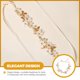 thumbnail image 2 of KAKOWELY Diadema de flores con diamantes de imitación y perlas, accesorio para el cabello de novia para boda, 2 of 5