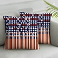 thumbnail image 2 of Outdoor Throw Pillow Cover Red Blue Star Waterproof Cushion Pack Pillow Cases Home Decoration for Patio Garden Couch Sofa, 2 of 6