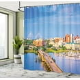 thumbnail image 5 of Ambesonne Charleston Shower Curtain, Spring Morning Scene, 69"Wx84"L, Multicolor, 5 of 5
