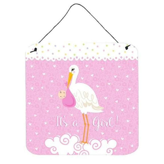 Carolines Treasures Its a Baby Girl Wall or Door Hanging Prints