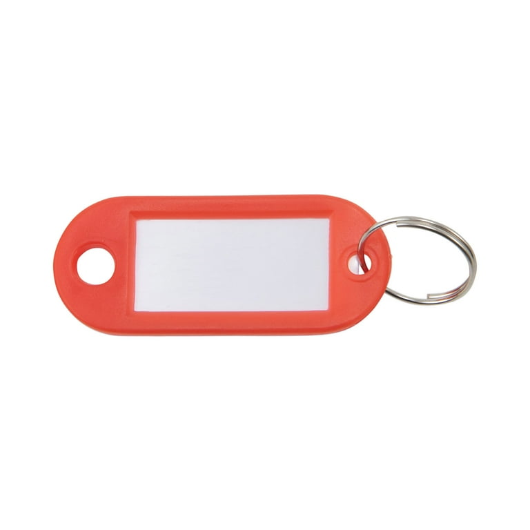 Key Tags Label Window, 0.88 x 0.19 x 2, Red, 6/Pack Key Tags Label Window, 0.88 x 0.19 x 2, Red, 6/Pack