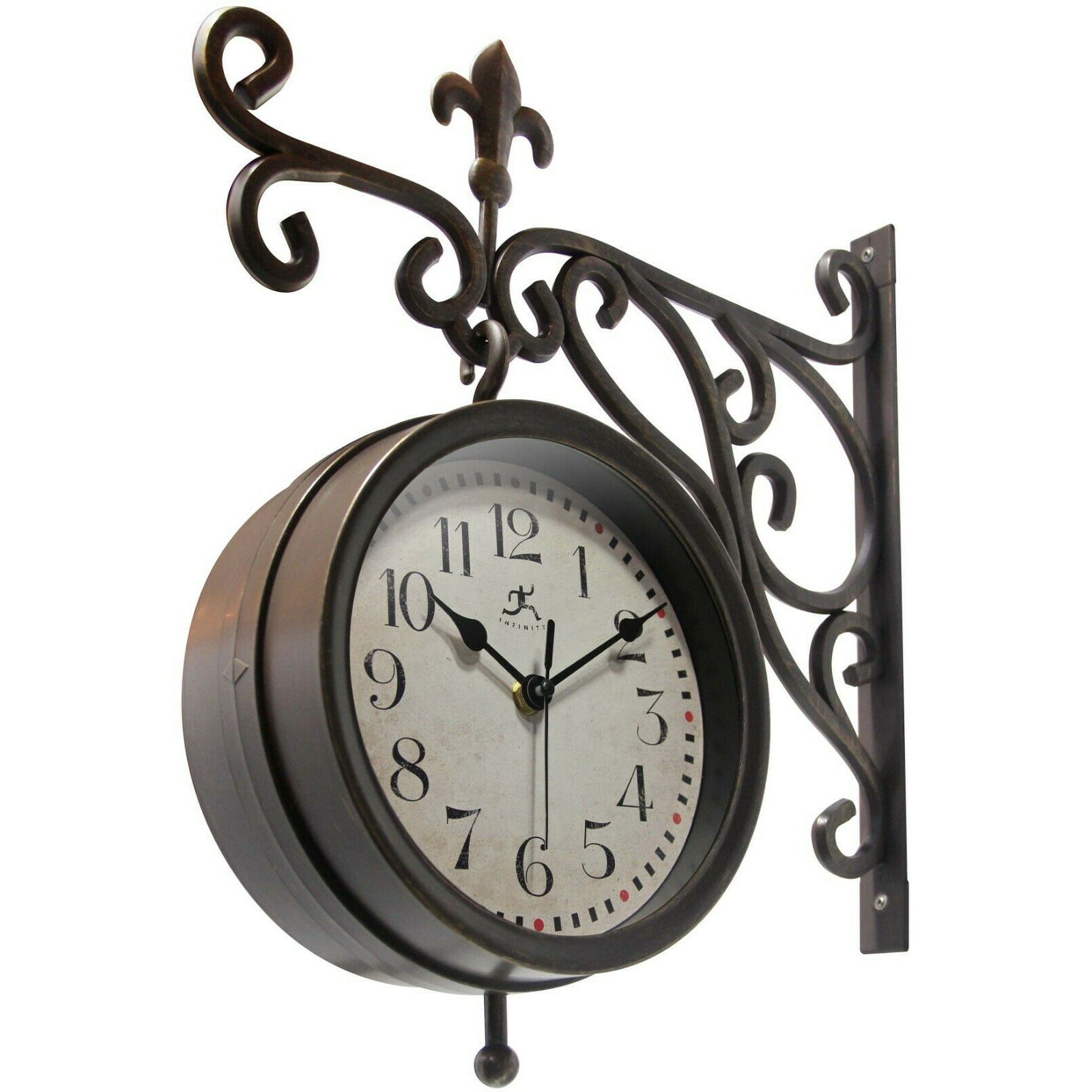 Sunburst 22.5 Indoor/Outdoor Wall Clock with Hygrometer and Thermometer  Howard Miller 625543