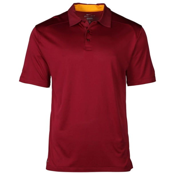 Nike Nike Men's DriFit Coaches Football Polo ShirtMaroon Walmart