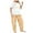 Yellow, variant on Women Plus Size Pajamas Short Sleeve Tee Striped Pants Sets Sleepwear Pyjamas Comfort Nightwear