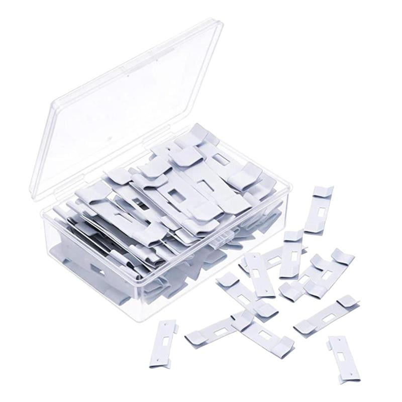 Vertical Blind Repair Vane Savers Blind Repair Clip Vertical Blind Repair Tab, Window Blinds Replacement, White (12)