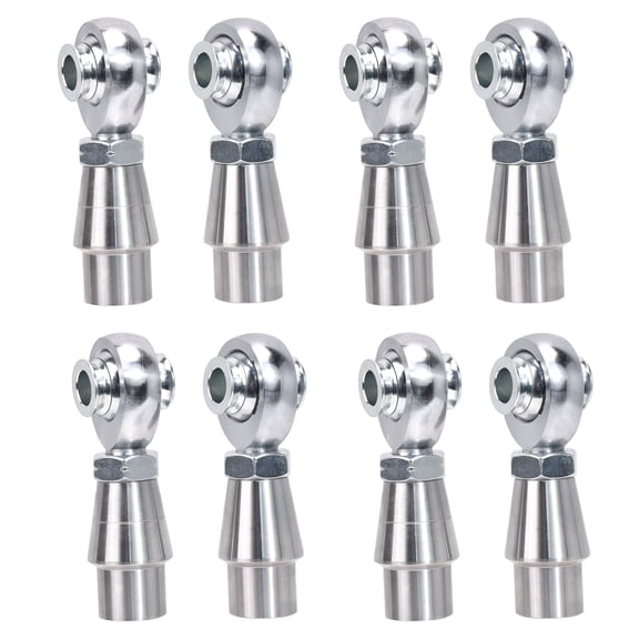 Hex Autoparts 8PCS Heim Joints Rod Ends 5/8 x 5/8-18 w/ 5/8-1/2 HMS & Bung .120 Wall