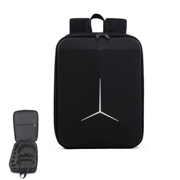 Portable Storage Bag for Accessories - Black Hard Shell Backpack for NEO 2 Drone - EVA Protective Carrying Case for Travel,