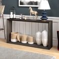 thumbnail image 2 of Evelyn&Zoe Osmond 55" Wide Rectangular Console Table, Alder Brown, 2 of 7
